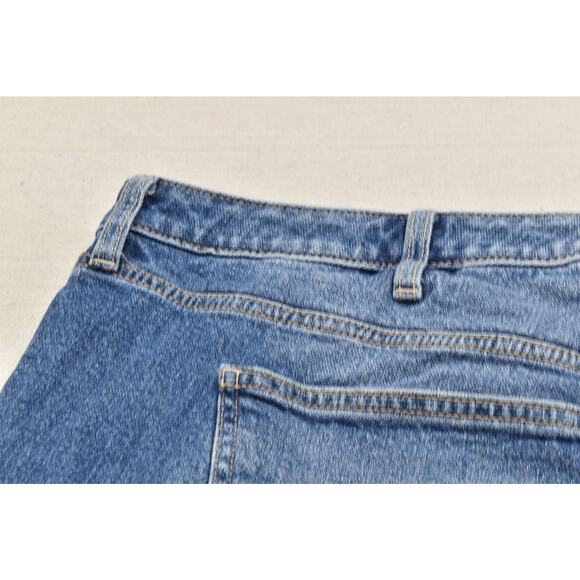 Torrid Women's Plus Size 24 Distressed Denim Jean Cut Off Shorts Blue - Picture 2 of 8